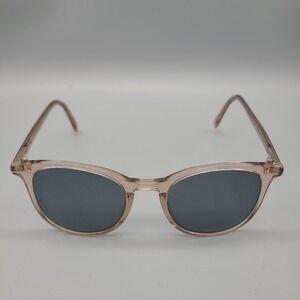 Warby Parker Durand 668 Sunglasses Rose Water Pink Clear Round Frames 50-20-145